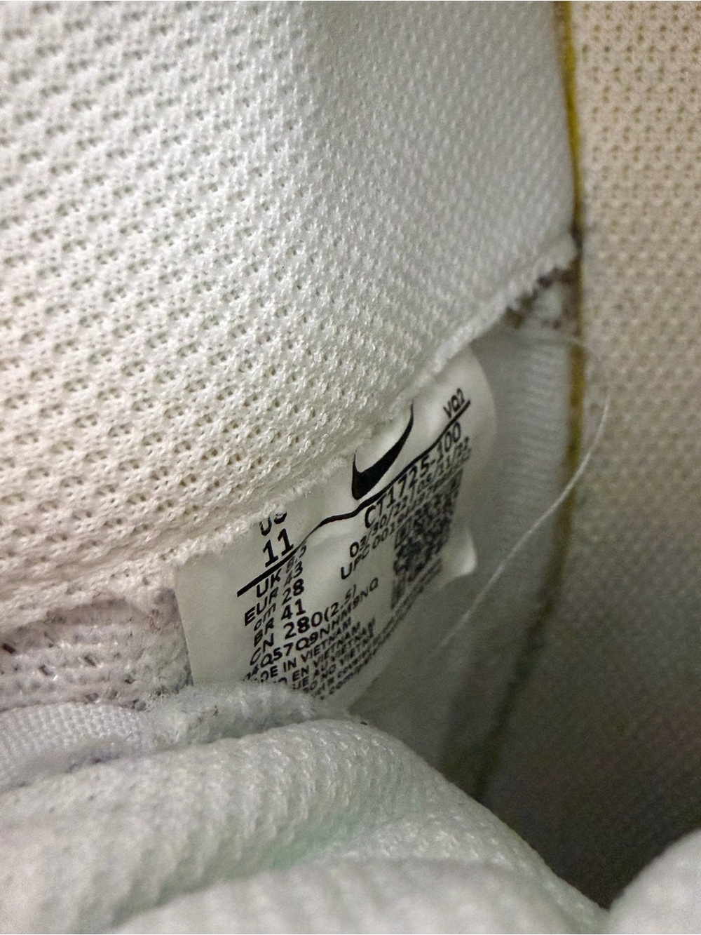 Nike Court Royale Mid White Leather Sneakers | Women’s Size 11 | Minimalist - Picture 6 of 6